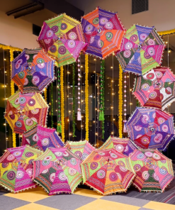 Rajasthani Umbrella Glow Photo Booth