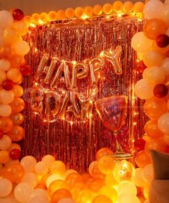 Red & Gold Birthday Glow Decor - Image 2