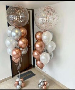 Silver Spark Birthday Balloon Bouquet - Image 5